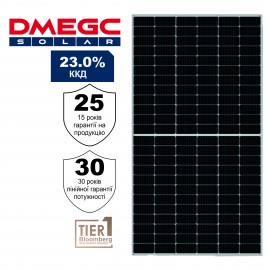 Монокристаллическая солнечная двухсторонняя панель DMEGC DM450M10RT-B54HBT INFINITY-RT n-type Bifacial